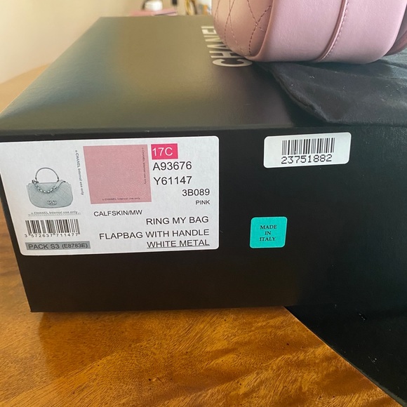 ‼️SOLD‼️Authentic Chanel 17C PINK SHW Crossbody - Picture 5 of 13